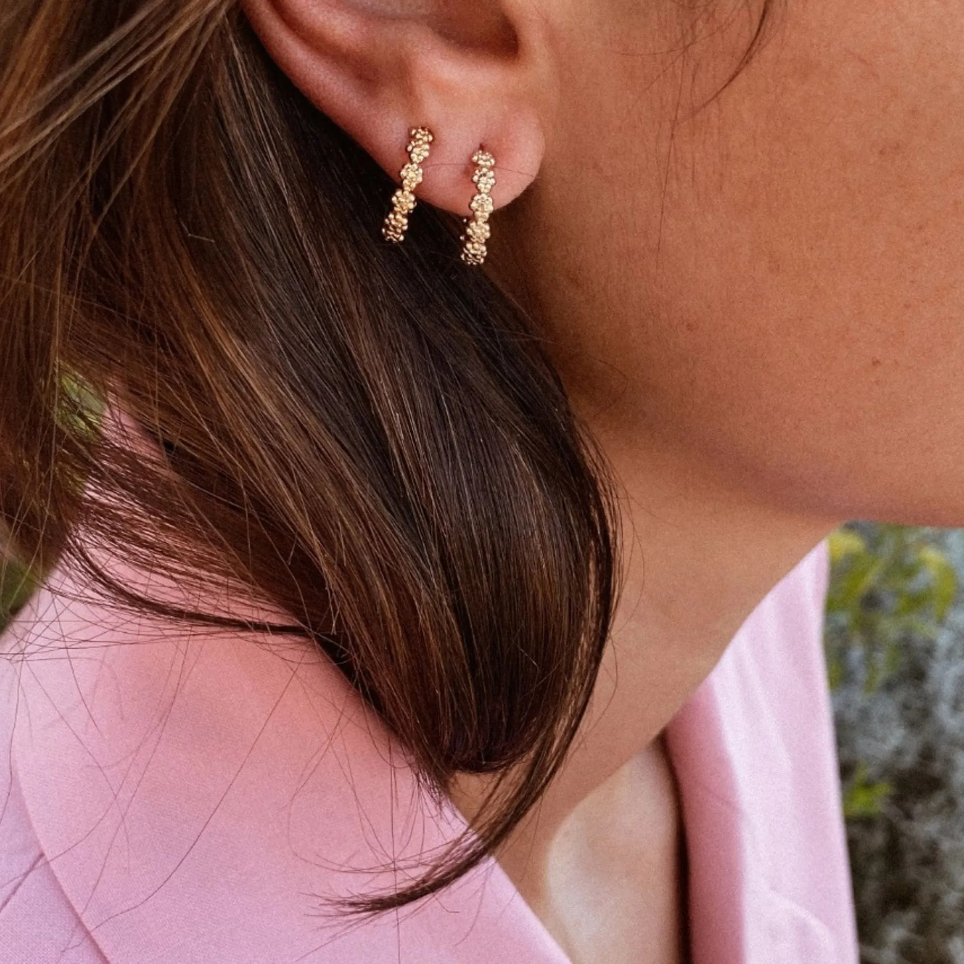 LÕU.YETU Mini Créoles^Boucles Gypsa