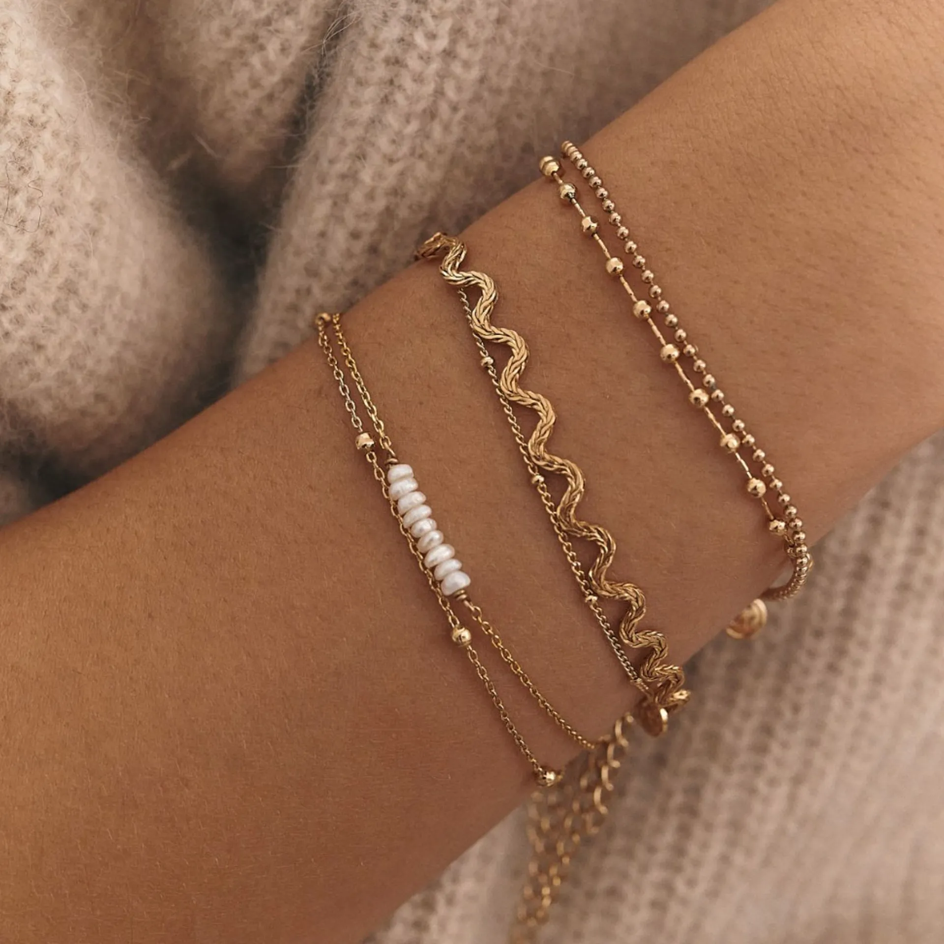 LÕU.YETU Chaines^Bracelet Denista
