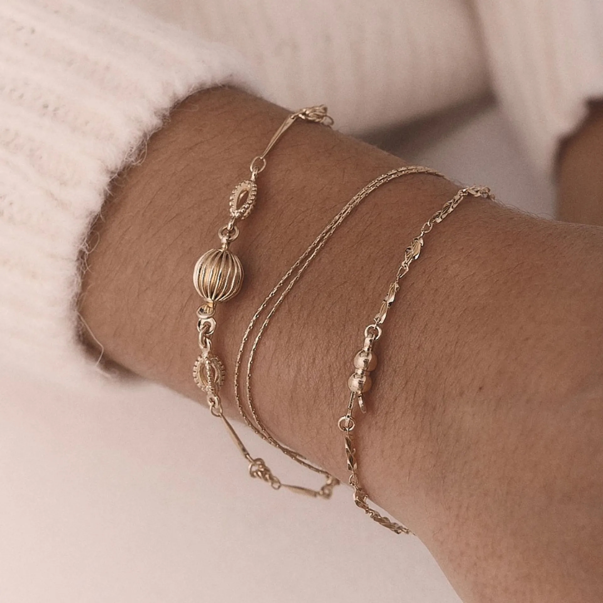 LÕU.YETU Chaines^Bracelet Helene
