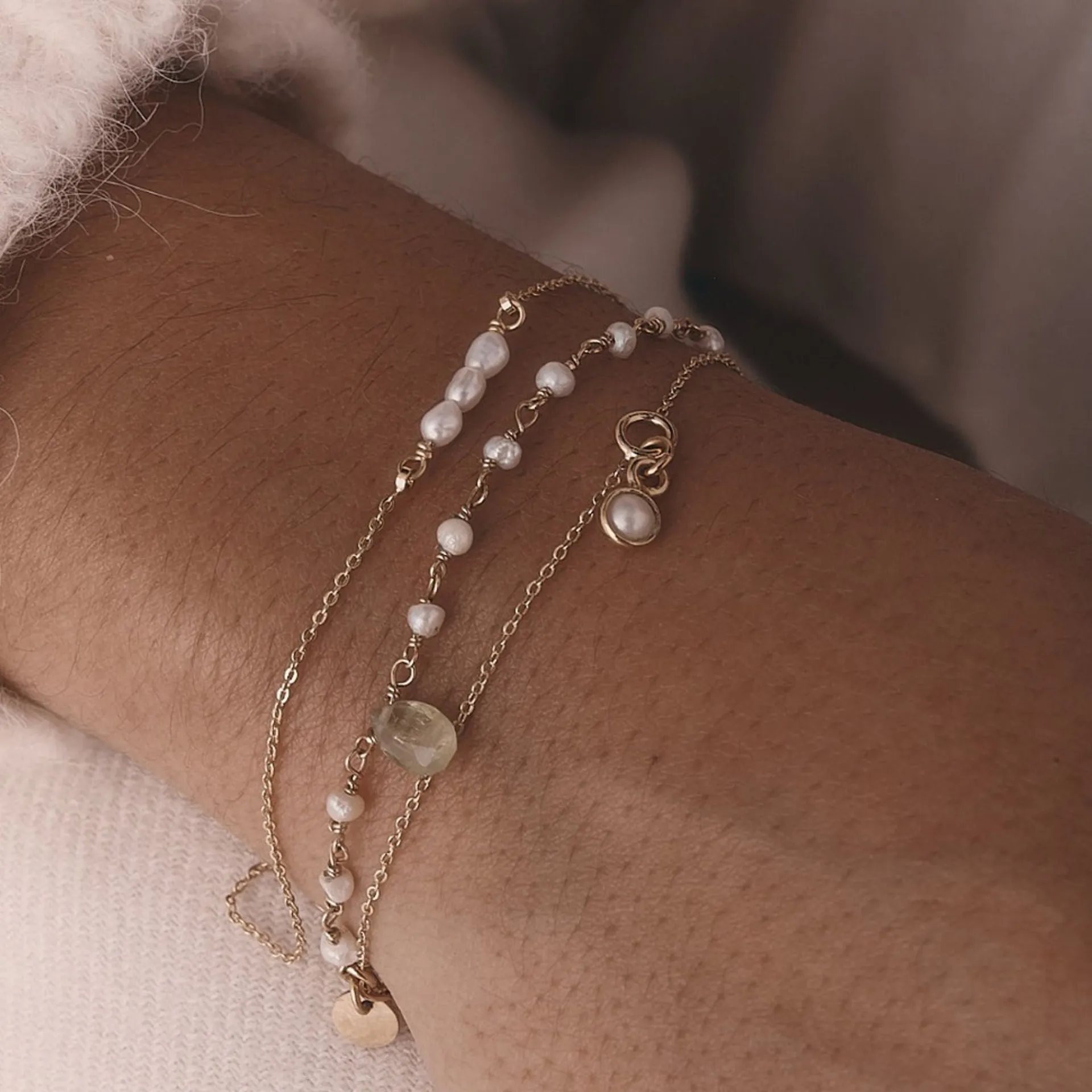 LÕU.YETU Chaines^Bracelet Petronie