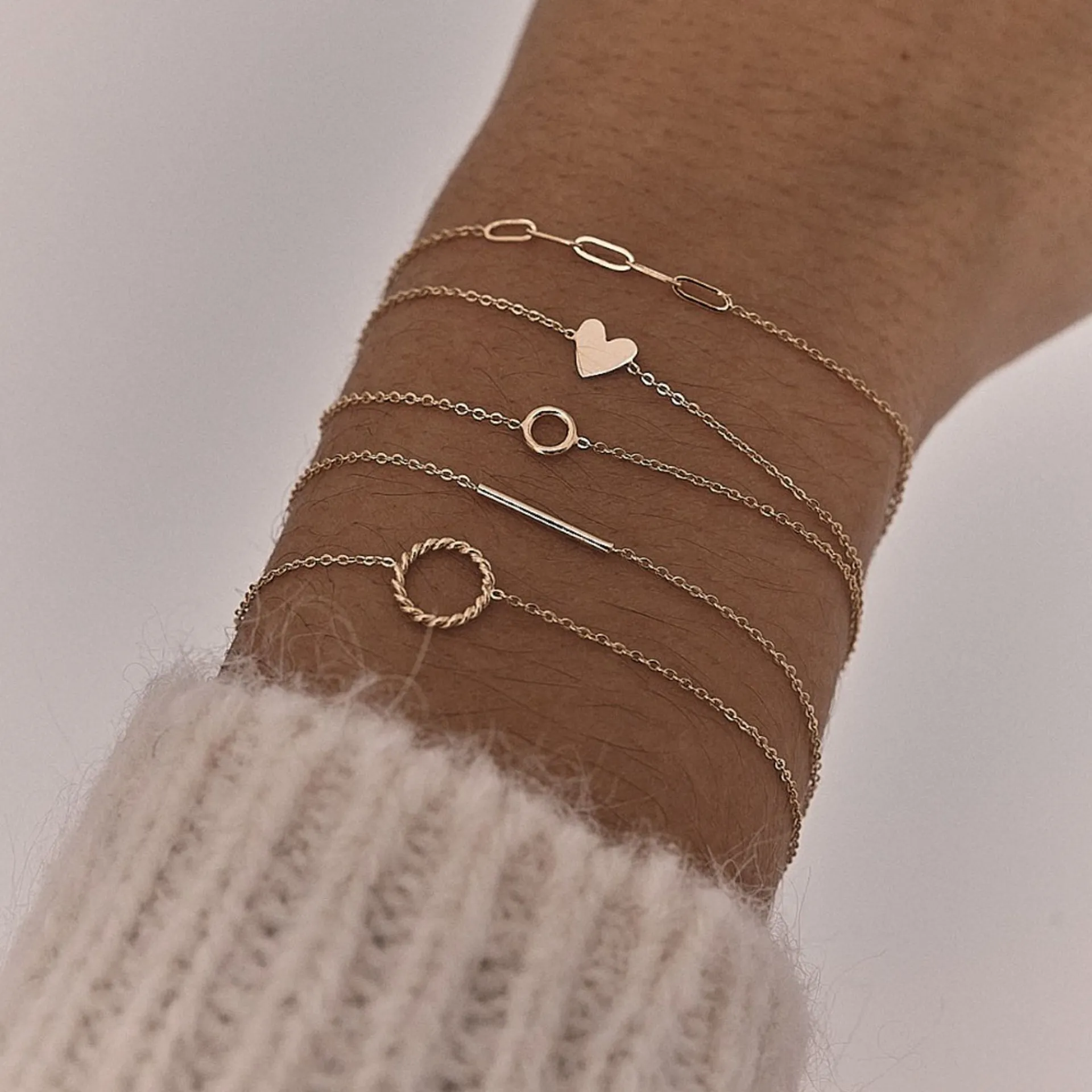 LÕU.YETU Chaines^Bracelet Sylvestre