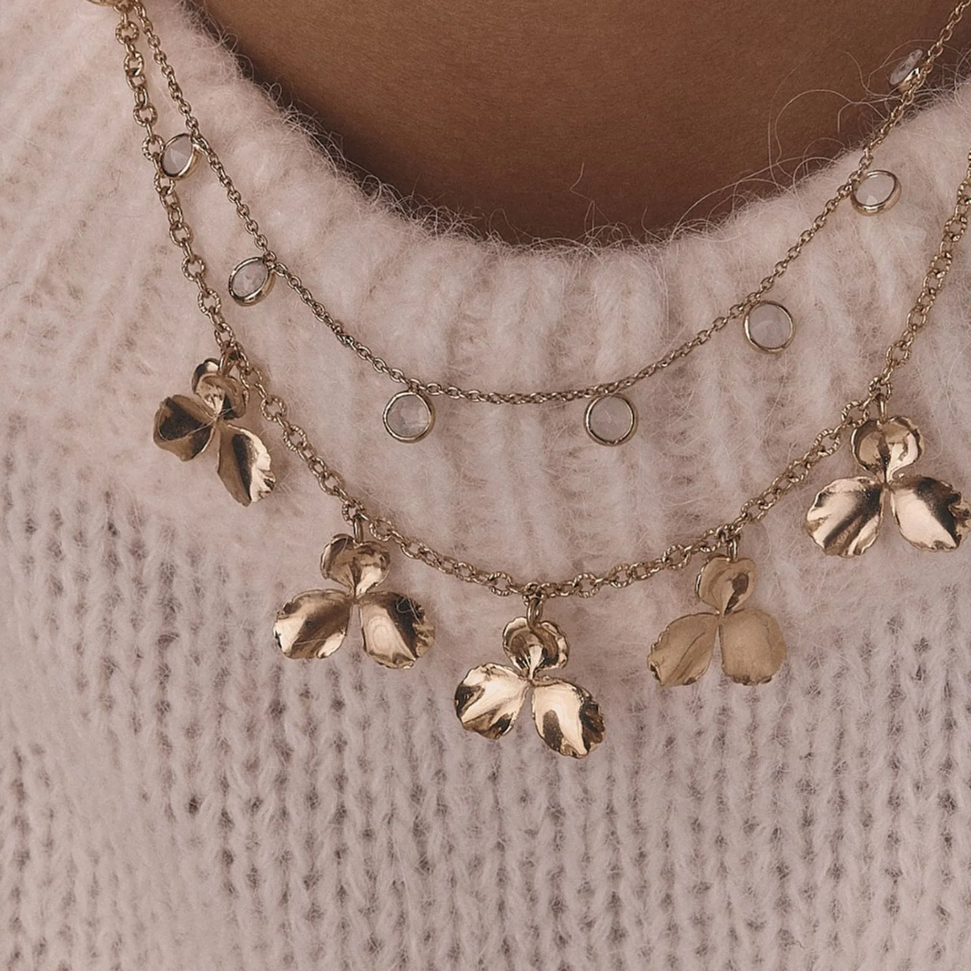 LÕU.YETU Chaînes Fines^Collier Gwen