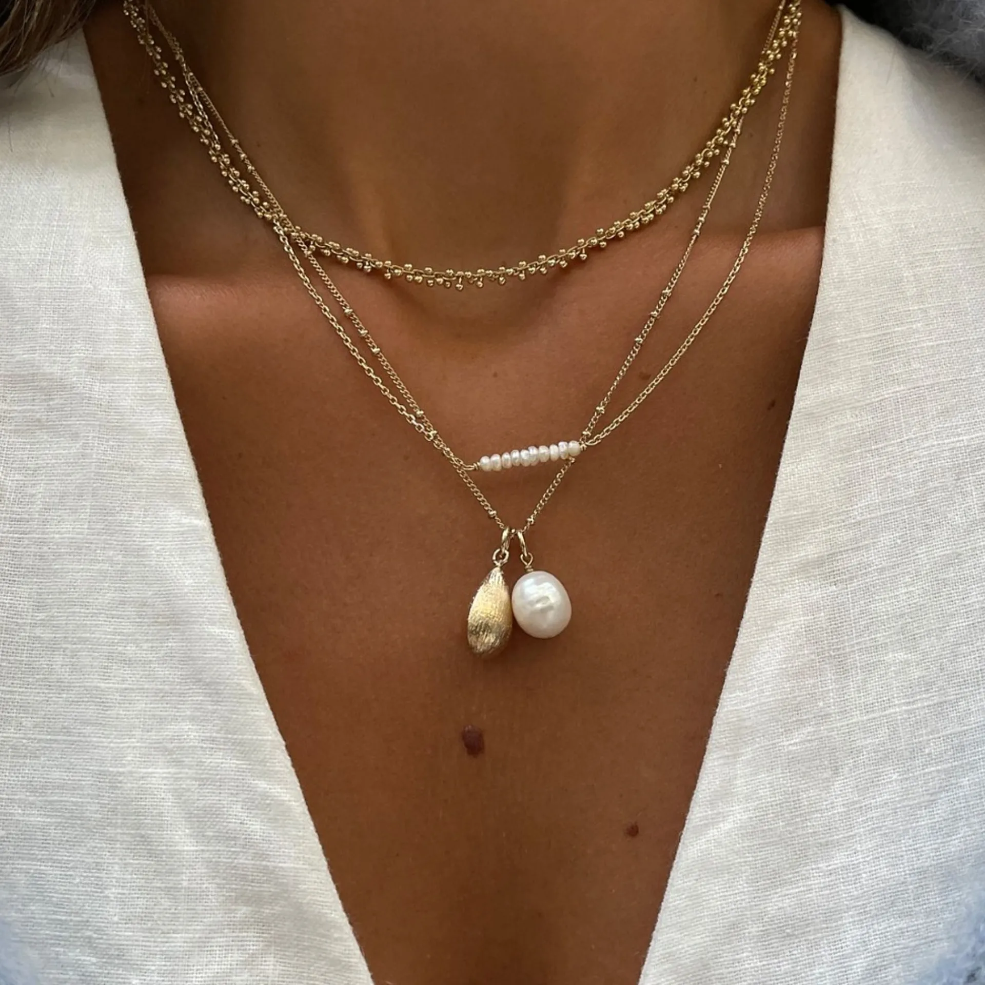 LÕU.YETU Chaînes Fines^Collier Henrietta