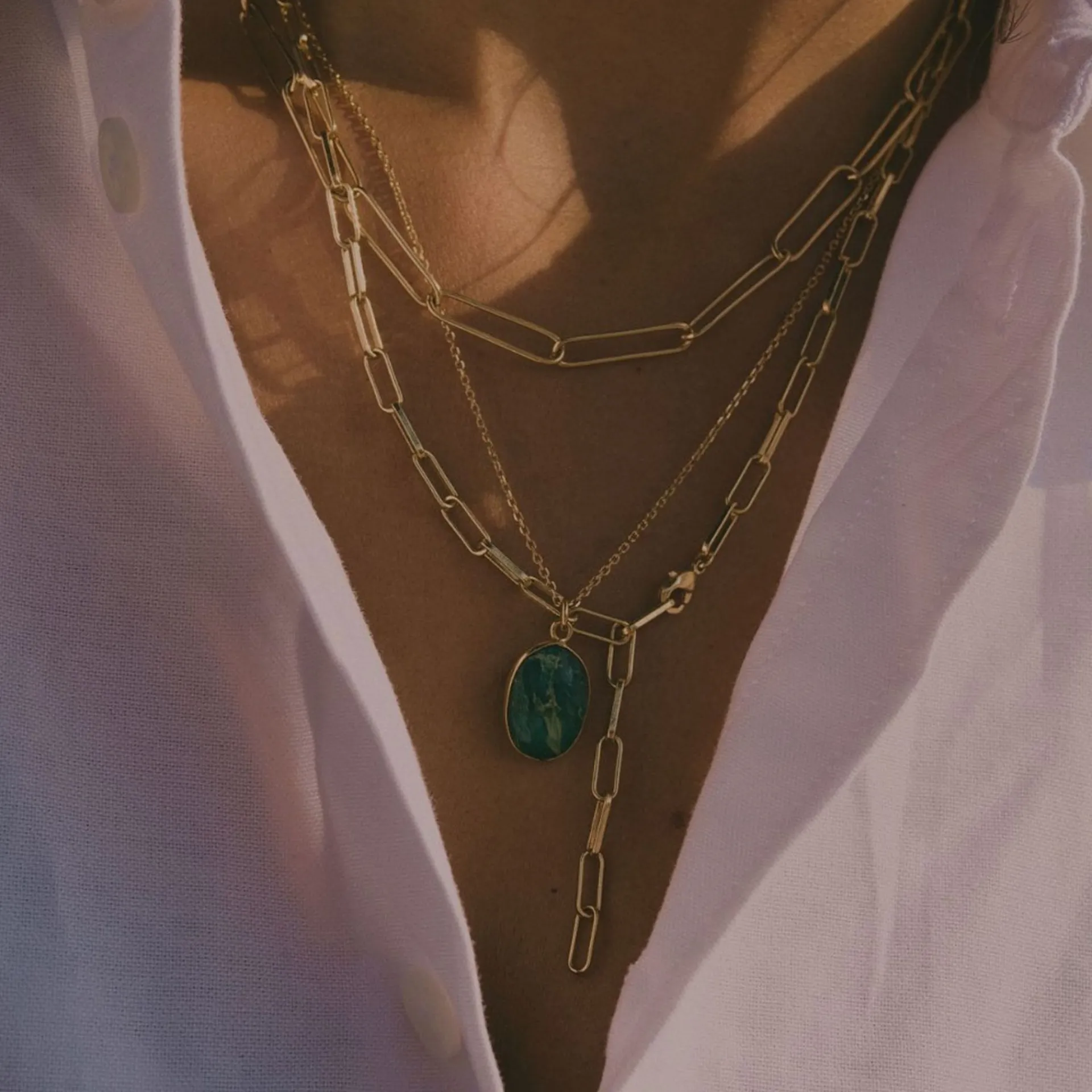 LÕU.YETU Chaînes Xl^Collier Juan
