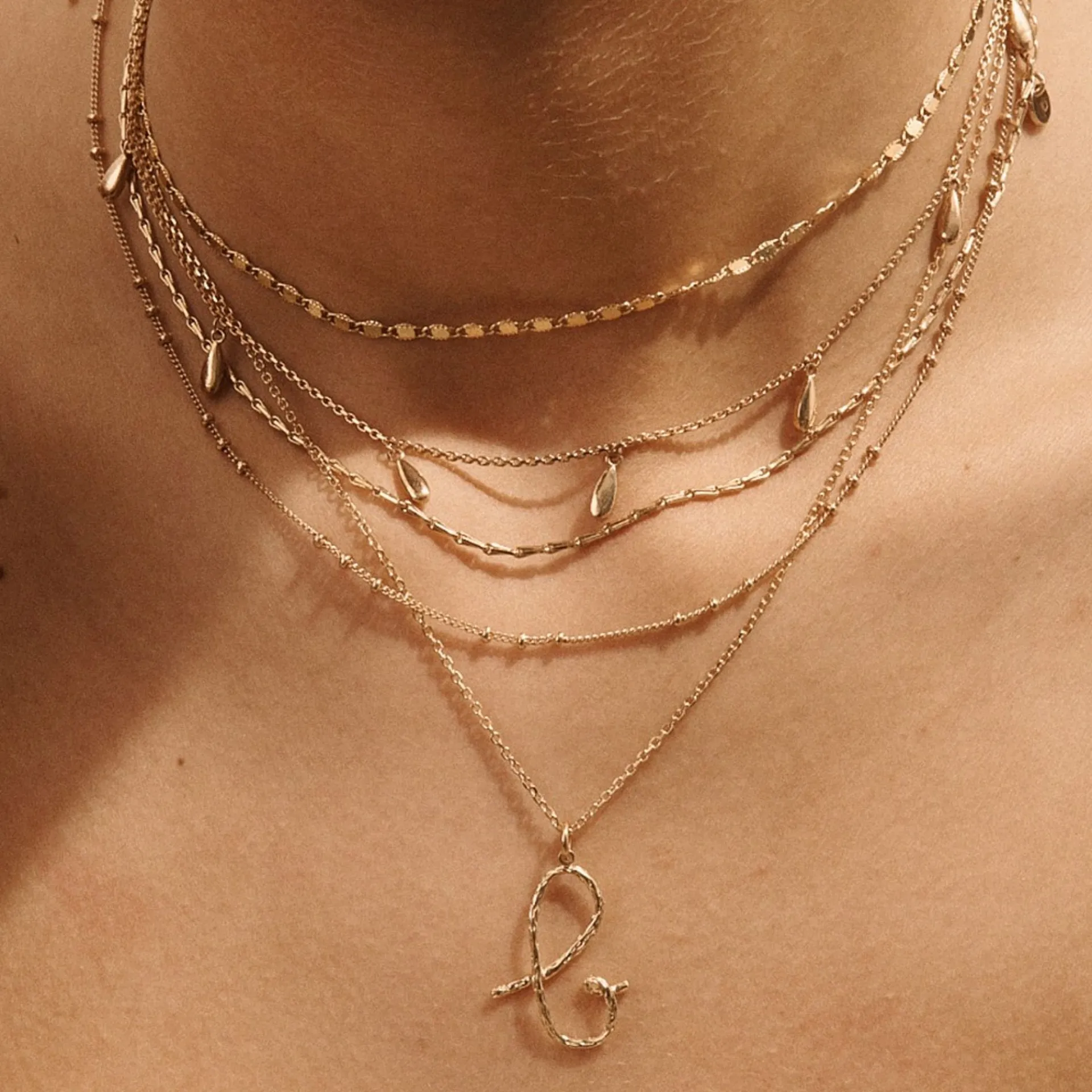 LÕU.YETU Chaînes Fines^Collier Leila
