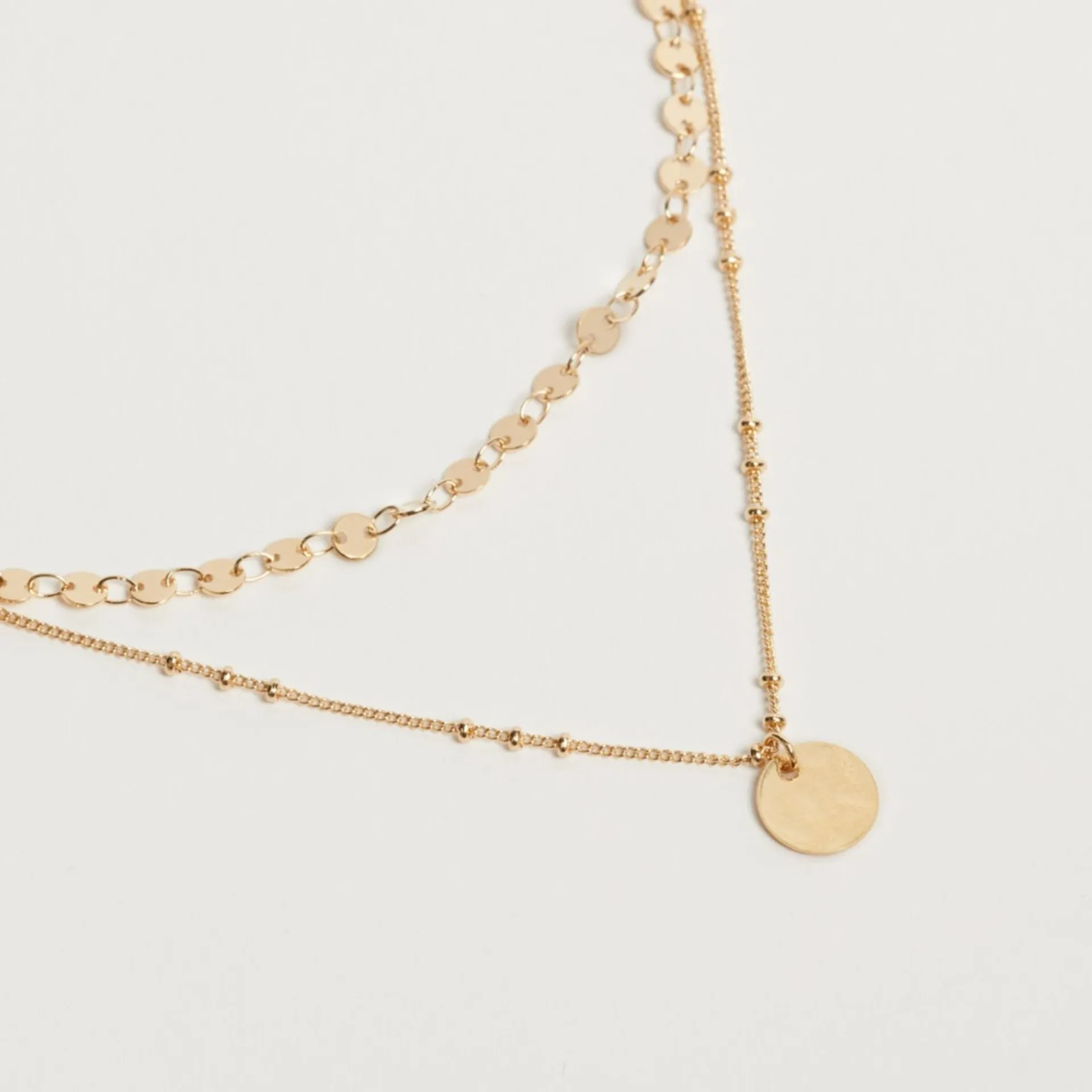 LÕU.YETU Avec Médailles | Chaînes Fines^Collier Malone Double