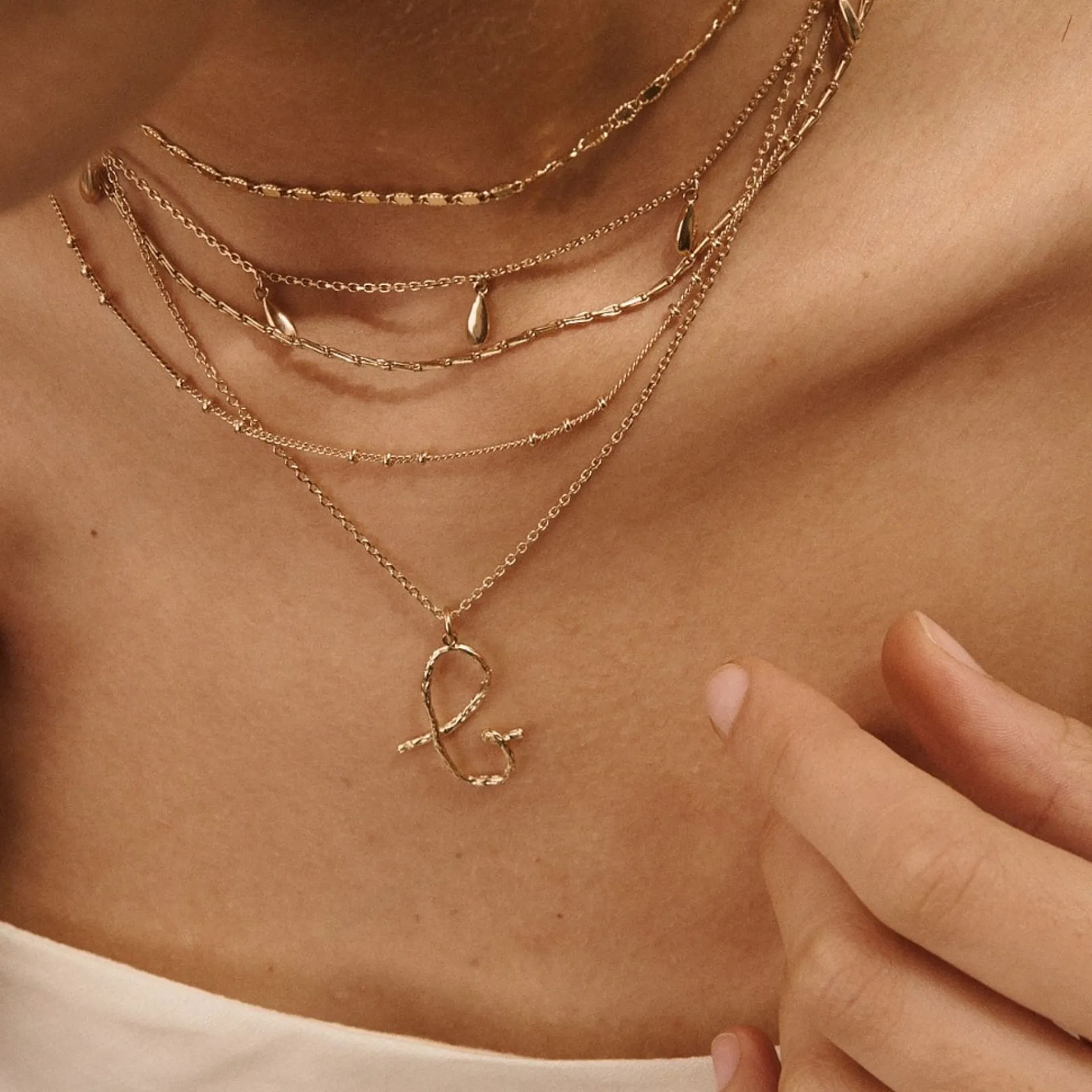 LÕU.YETU Chaînes Fines^Collier Tasha
