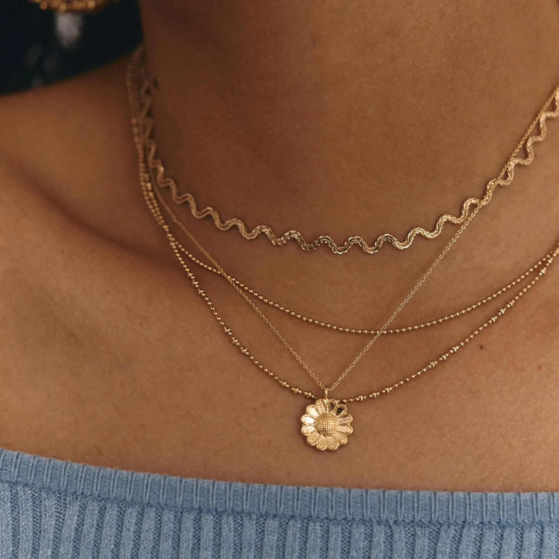 LÕU.YETU Chaînes Fines^Collier Ziggy